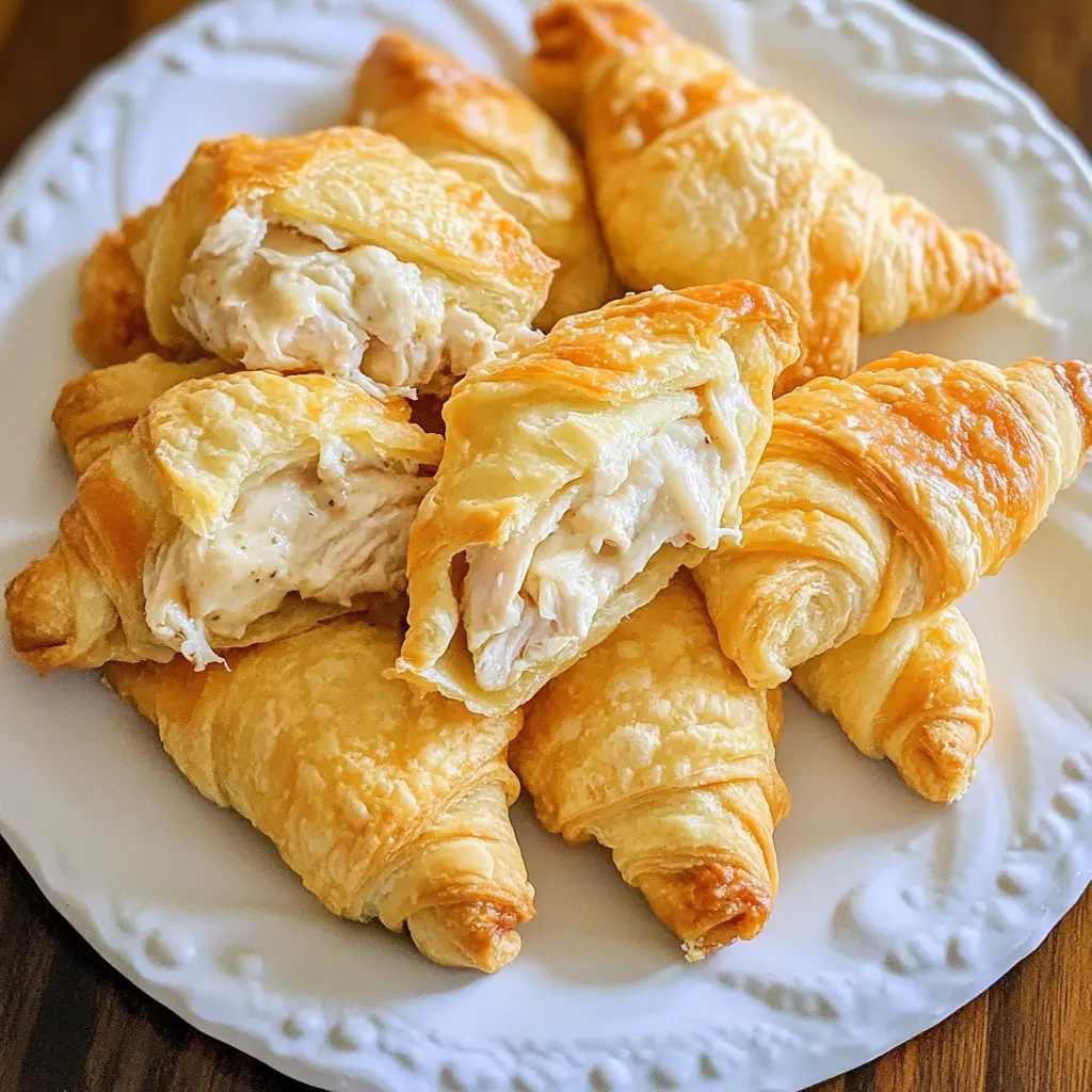 I love how these Crescent Roll Chicken Bundles are the perfect mix of flaky and savory! Stuffed with tender chicken and cheesy goodness, they make a tasty meal for any day of the week. Save this recipe for your next family dinner or fun get-together!