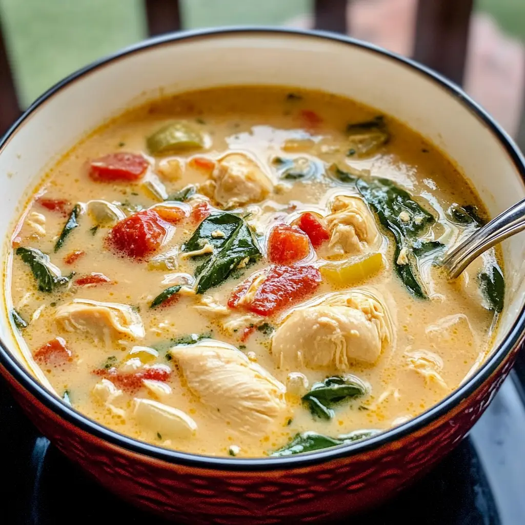 I love how this Marry Me Chicken Soup is packed with Tuscan flavors! It's a cozy bowl of creamy chicken, sun-dried tomatoes, and spinach that warms your heart. Save this recipe for a comforting dinner that's sure to impress!