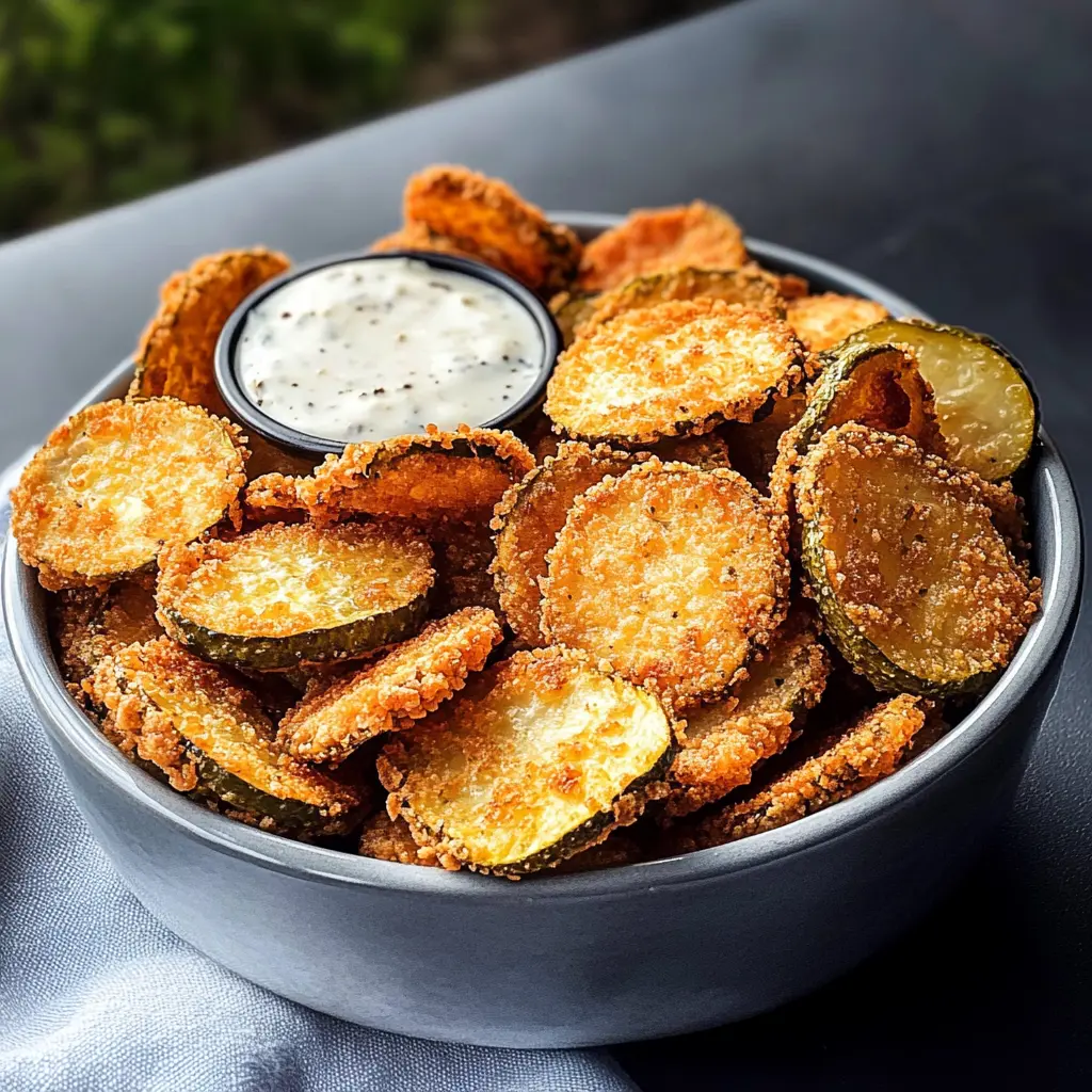 These crispy air-fried pickles are the perfect snack or appetizer! With just a few simple ingredients, you can enjoy the crunchy goodness without the guilt. Packed with flavor and easy to make, they're ideal for game nights or parties. Don't forget to save this recipe for a fun treat any time you want a savory bite!