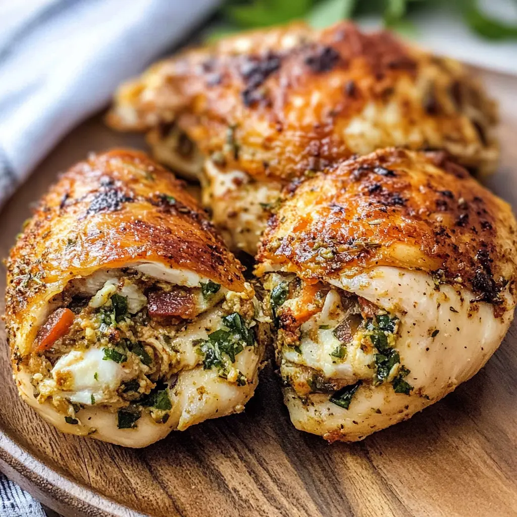 Juicy Air Fryer Stuffed Chicken Breast is the weeknight dinner you’ve been dreaming of! Packed with creamy cheese and fresh herbs, this dish is both satisfying and easy to prepare. Perfect for busy evenings or special occasions, it will impress your family and friends. Save this recipe for a delightful meal that’s healthy and full of flavor!