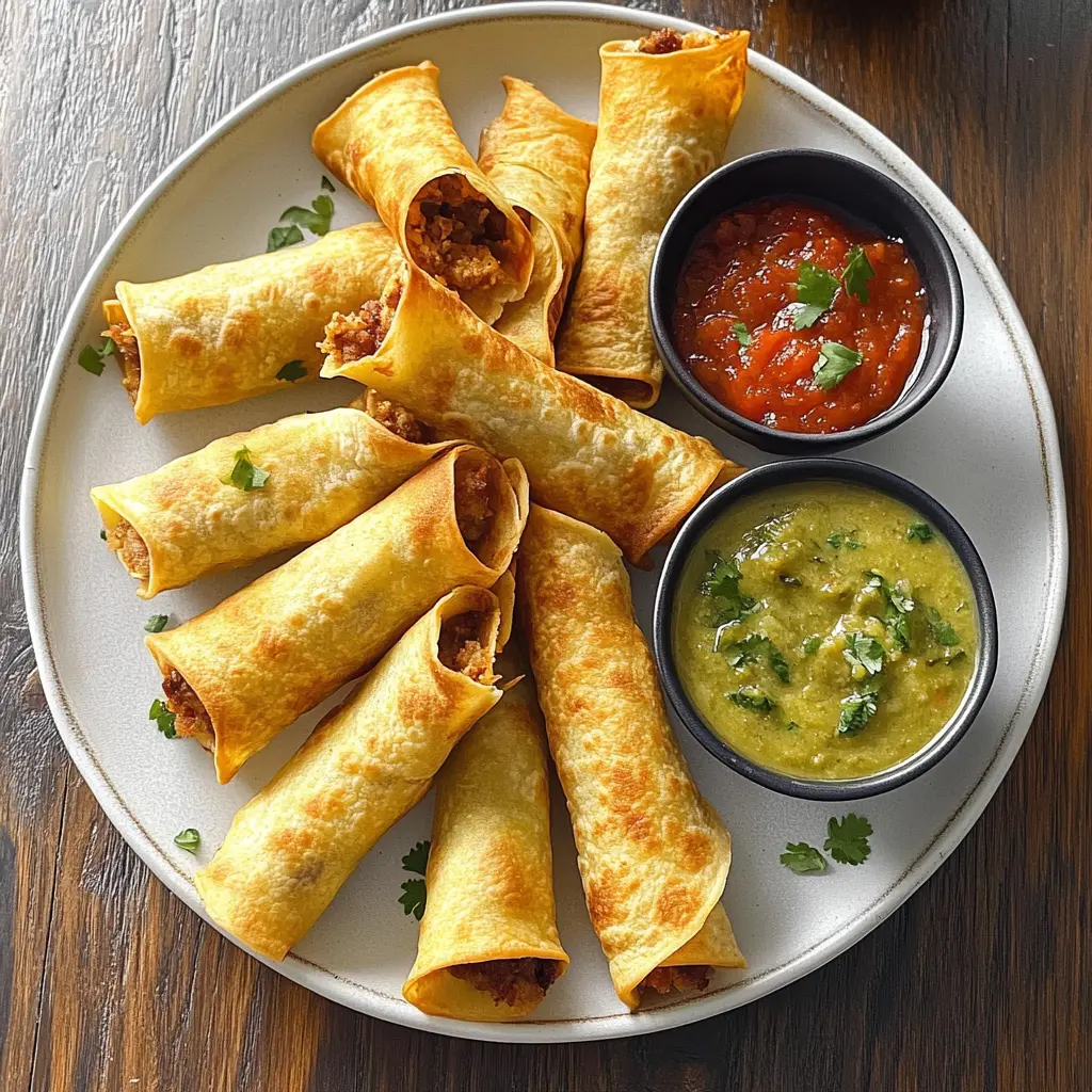 Crispy on the outside and deliciously cheesy on the inside, these Air-Fryer Taquitos are a game-changer for quick snacks or easy weeknight dinners! Made with simple ingredients and ready in no time, they're perfect for hosting or a cozy family meal. Save this pin for a fun twist on taco night that everyone will love!