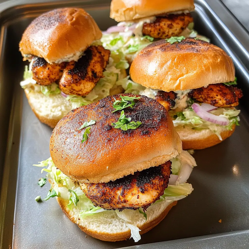 Get ready to treat your taste buds with these Alabama White Blackened Chicken Sliders! Juicy, spicy chicken meets creamy Alabama white sauce in a delightful bite. Perfect for gatherings, game day, or a quick family dinner. Save this recipe to impress your friends with a flavorful twist on sliders!