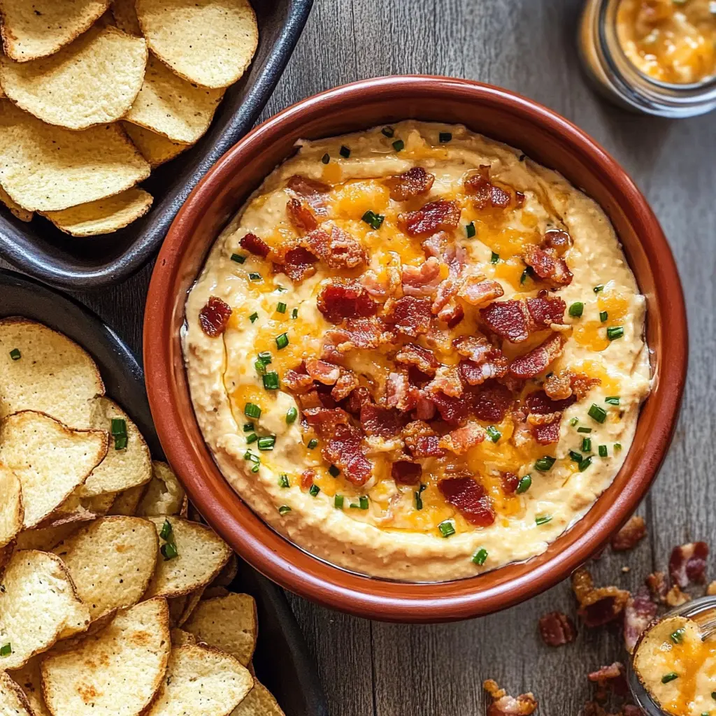 Get ready to elevate your snack game with this irresistible Bacon Dip! Loaded with crispy bacon, creamy cheese, and a hint of garlic, it’s the perfect appetizer for game day or movie night. Serve it warm with chips or veggies and watch it disappear! Save this recipe now for your next gathering! 🥓🙌🏼