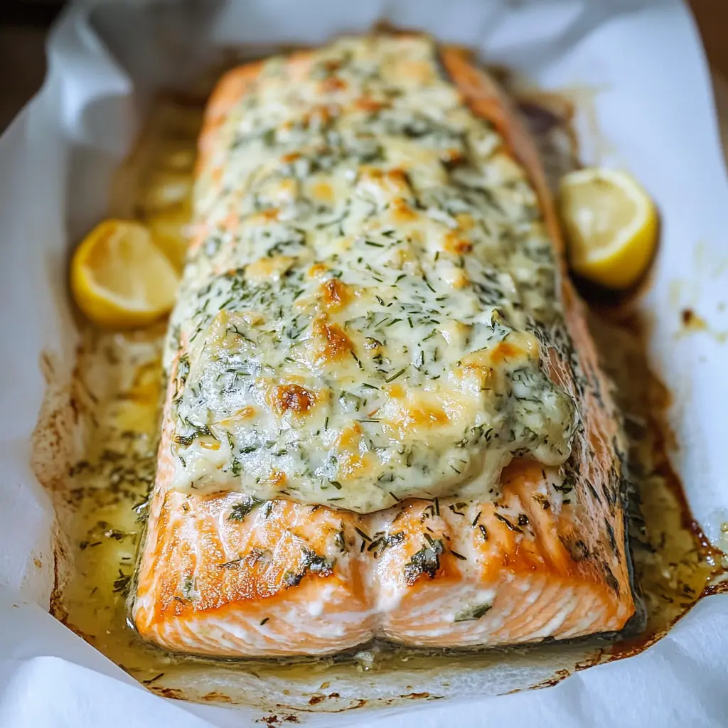 This Baked Salmon with Garlic Mayo is a simple yet delicious dish that will impress at any dinner table! Juicy salmon fillets are coated in a creamy garlic mayo, creating a flavor-packed meal that's healthy too. Perfect for a weeknight dinner or special occasions! Save this recipe to bring a delightful twist to your seafood night.