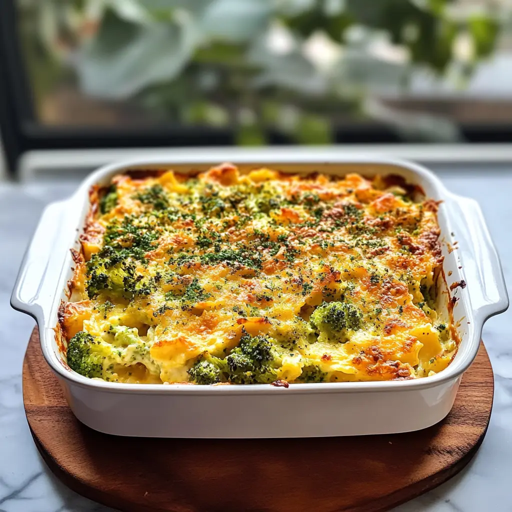 Looking for a cozy side dish that everyone will love? This Broccoli-Cheese Casserole is creamy, cheesy, and packed with nutritious broccoli! With its rich flavors and simple ingredients, it’s perfect for family dinners or potlucks. Save this recipe to impress your guests at your next gathering!