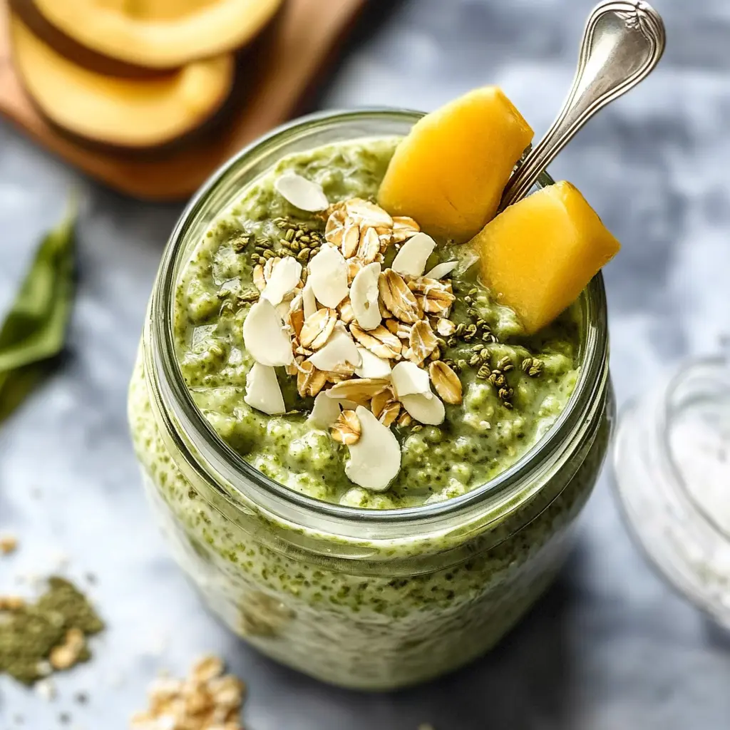 Start your mornings with a nutritious twist! These Matcha Green Tea Overnight Oats are packed with antioxidants and a delightful earthy flavor. Made with creamy yogurt, oats, and a touch of honey, they’re perfect for busy mornings or meal prep. Save this recipe to enjoy a vibrant breakfast that keeps you energized throughout the day!