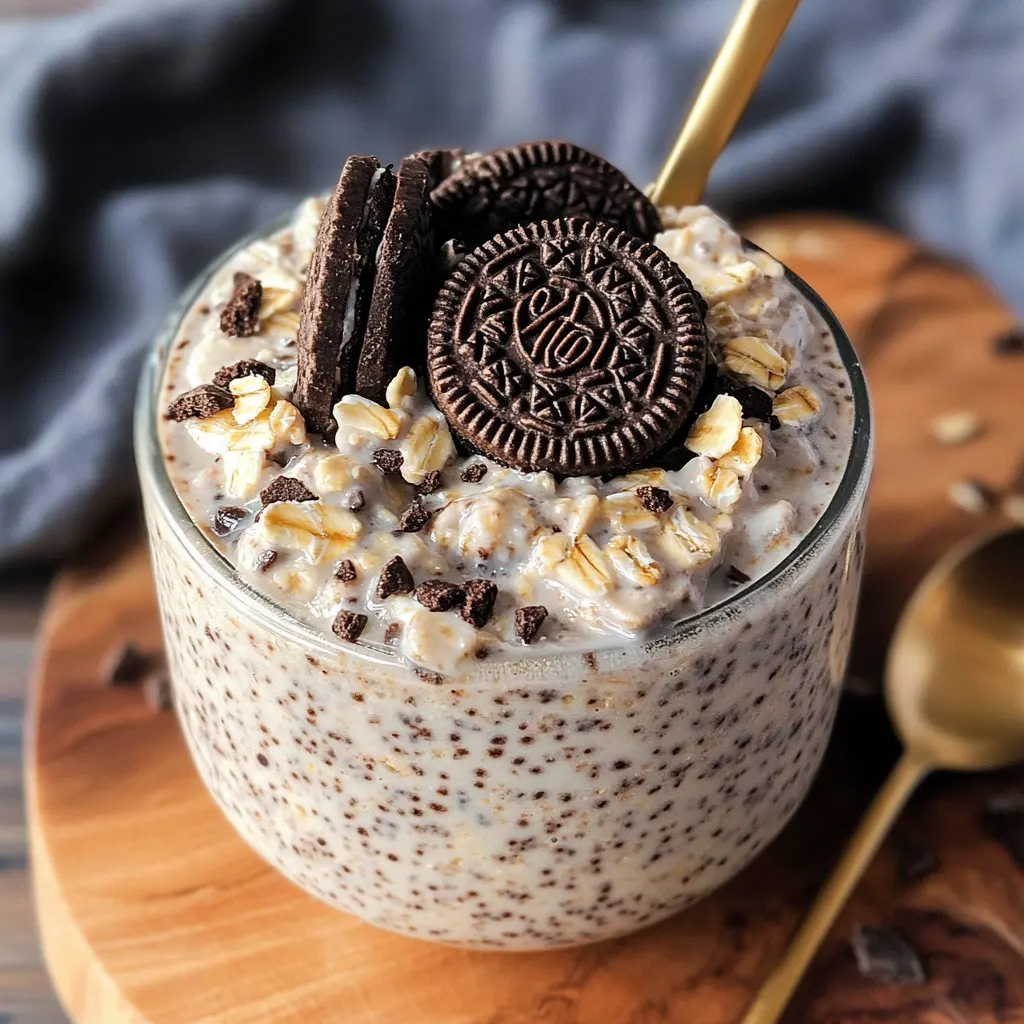 Craving a delicious and nutritious breakfast? These Oreo Overnight Oats are your perfect solution! Packed with high protein and fiber, they combine the beloved taste of Oreos with wholesome ingredients. Perfect for busy mornings, simply prepare in advance and grab on the go. Save this recipe for a hearty start to your day, or a satisfying snack anytime!