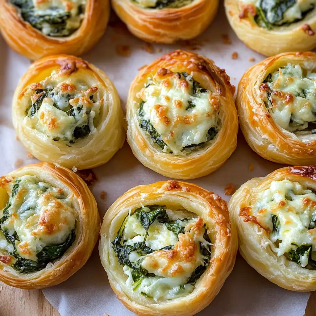 These Spinach Cheese Puffs are the perfect bite-sized snack everyone will love! Stuffed with wholesome spinach and gooey cheese, they make for an easy appetizer or a delightful addition to any gathering. Whether it's a party or a cozy movie night, save this recipe to impress your friends and family with these tasty treats!