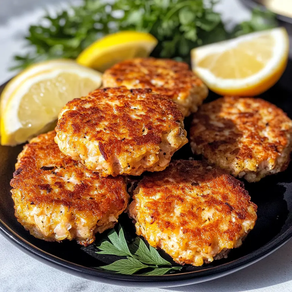 Quick and tasty, these pan-fried salmon patties are a weeknight dinner hero! Made with simple ingredients like canned salmon, breadcrumbs, and a hint of lemon, they are flavorful and satisfying. Perfect for serving with a side salad or on a bun. Save this recipe for a delicious meal your family will love!