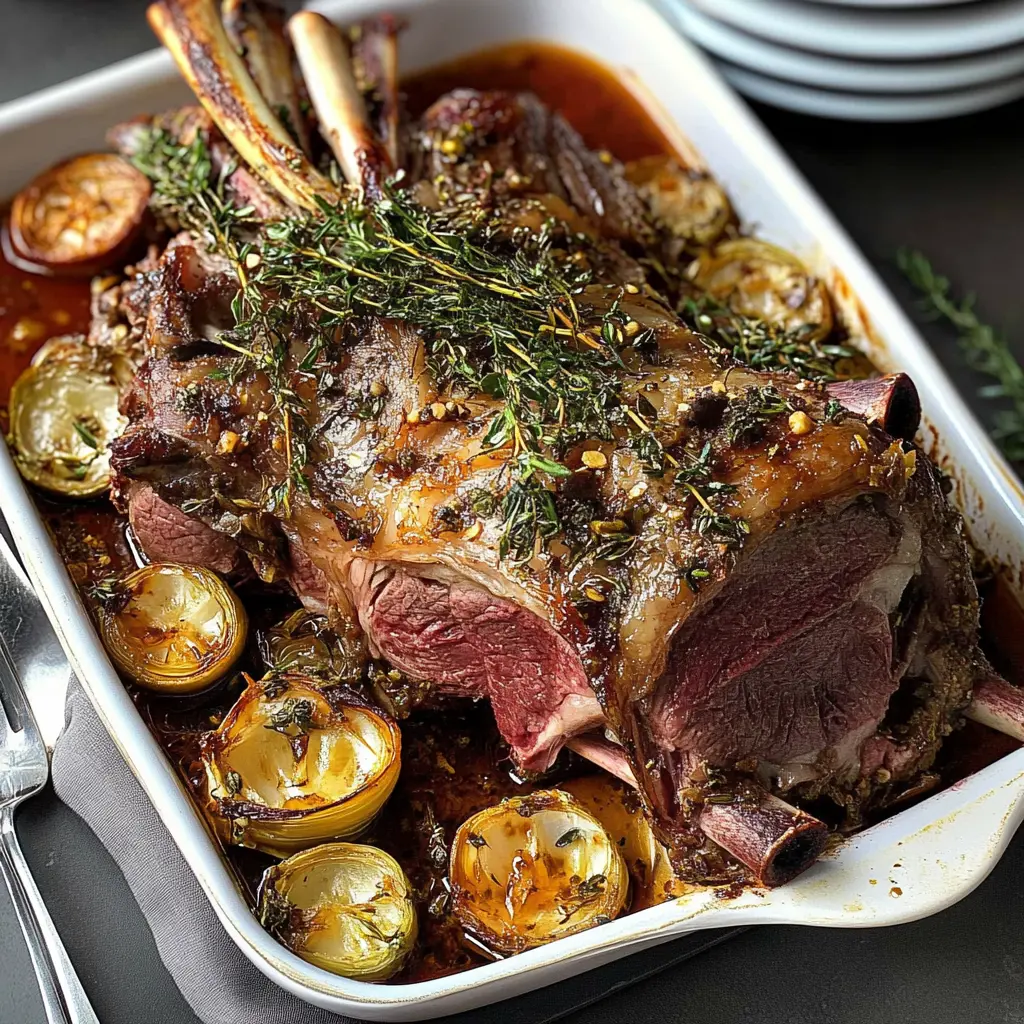 Transform your dinner with this easy California Roast Lamb recipe! Packed with garlic, rosemary, and zesty citrus, this dish brings amazing flavors to your table. Perfect for family gatherings or special occasions, this tender roast is sure to impress. Don't forget to save this recipe for your next feast!