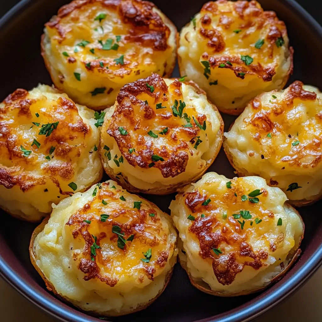 Crispy on the outside and creamy on the inside, these Cheesy Mashed Potato Puffs are the perfect appetizer or side dish for any meal. Made with fluffy mashed potatoes and gooey cheese, they are a crowd-pleaser at parties or family dinners. Save this recipe to impress your guests at your next gathering!