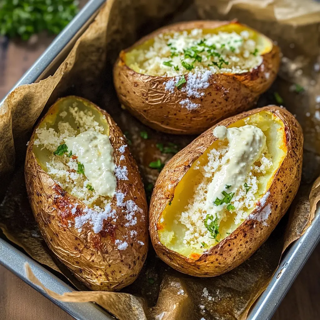 Tired of soggy sides? Try these crispy baked potatoes that are fluffy on the inside and perfectly golden on the outside! With simple ingredients and an easy preparation method, these potatoes are great for any meal. Whether it’s a cozy dinner or a weekend barbecue, save this recipe for a crunchy, delicious side dish your family will love!