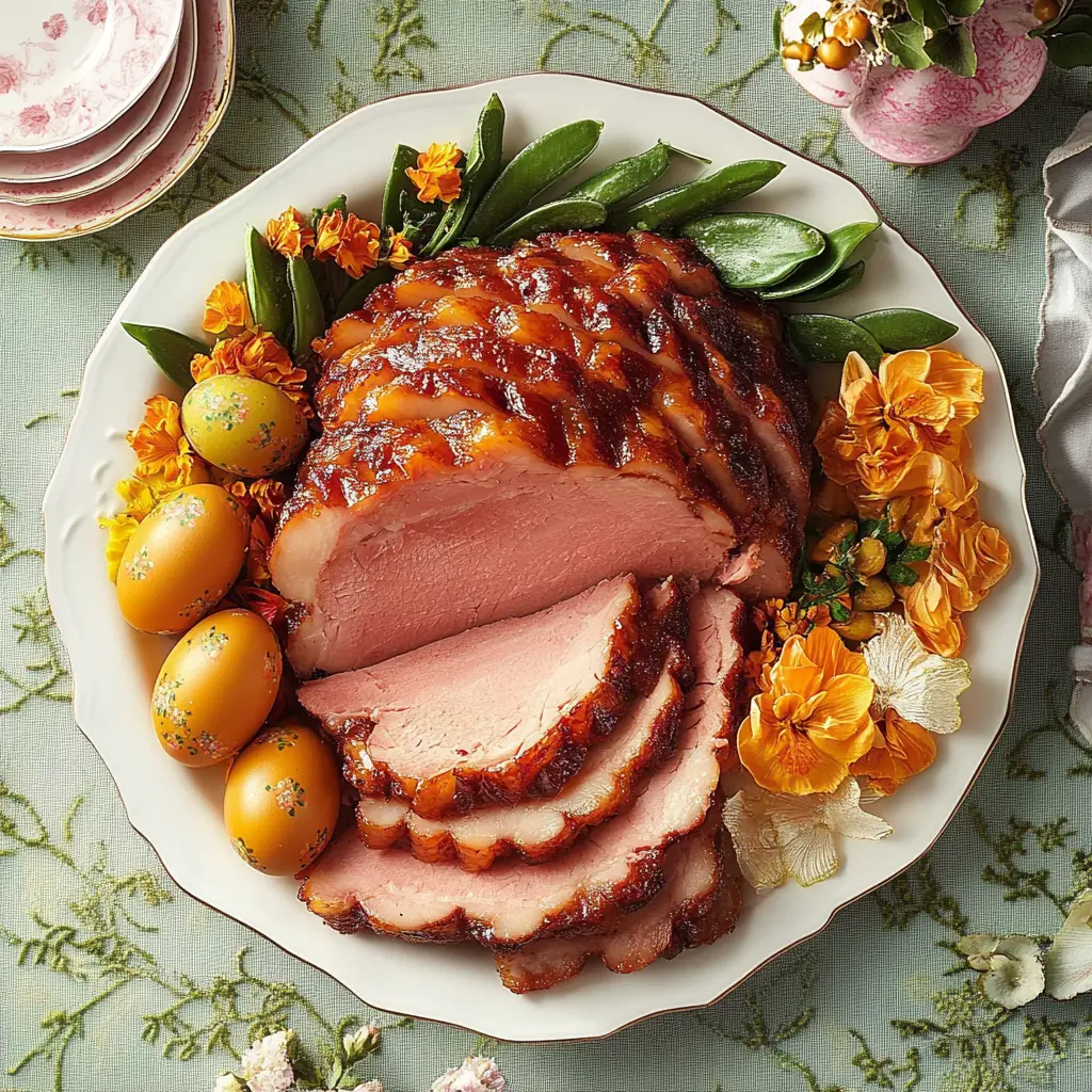 Make your Easter feast unforgettable with this juicy, glazed ham recipe! Perfectly seasoned and doused in a delightful honey-brown sugar glaze, this main dish will impress your family and friends. Pair it with seasonal sides for a complete meal. Don’t forget to save this recipe for your future holiday gatherings!