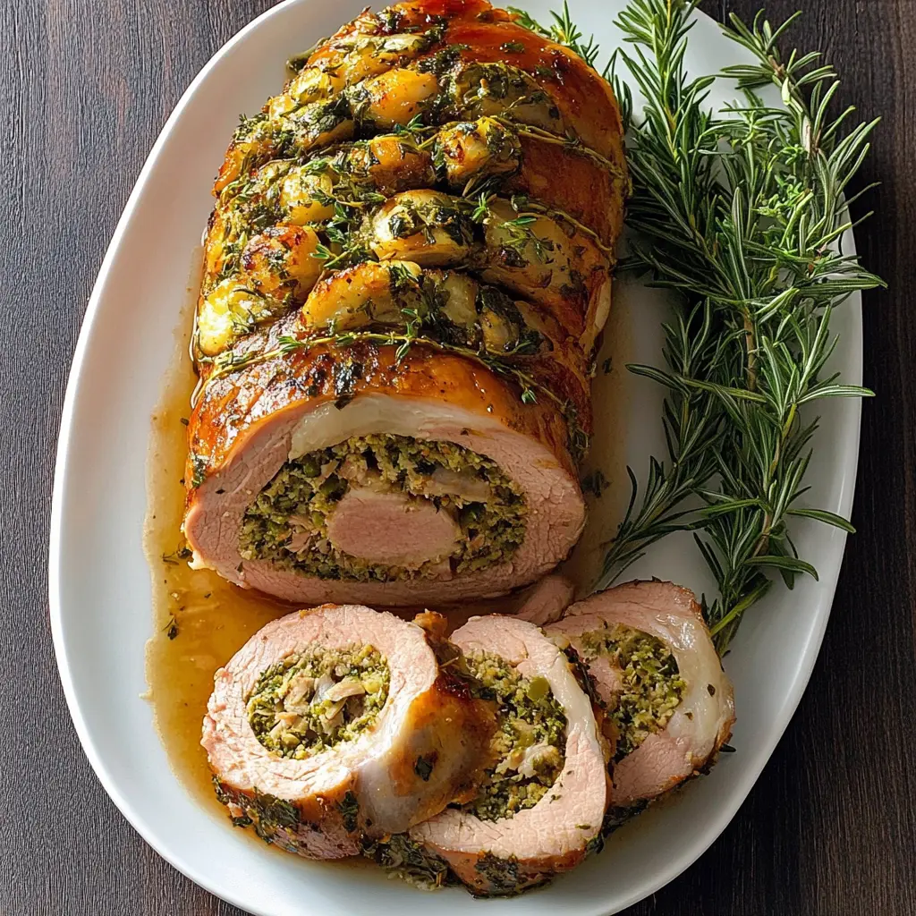 Looking for a delicious way to impress at dinner? This Herb-Stuffed Pork Loin is packed with vibrant flavors and tender meat, perfect for any special occasion! With fresh herbs and a simple method, you’ll have a stunning centerpiece on your table. Save this recipe for your next family gathering or holiday feast!