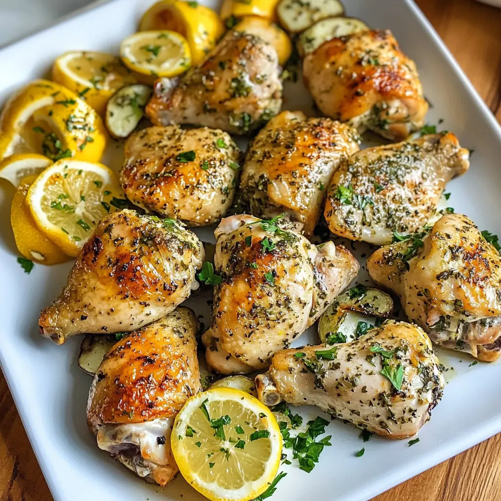 These Lemon Garlic Chicken Thighs are a must-try for dinner! Juicy, flavorful, and bursting with zesty lemon and aromatic garlic, this dish is perfect for weeknight meals or weekend gatherings. Easy to prepare and truly satisfying, it's time to add this recipe to your favorites. Save it now and impress your family with a tasty, tangy delight!