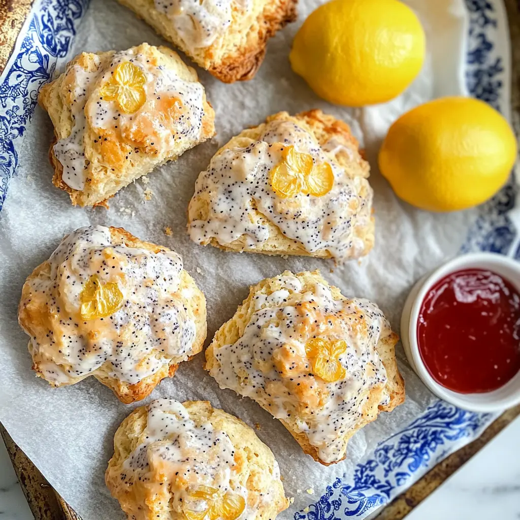 Brighten your mornings with these delightful Lemon Poppy Seed Scones! Bursting with zesty lemon flavor and a hint of crunch from poppy seeds, they're perfect for breakfast or an afternoon treat. With just a few simple ingredients, you can create a light and fluffy scone that everyone will love. Save this recipe for your next brunch or tea gathering!