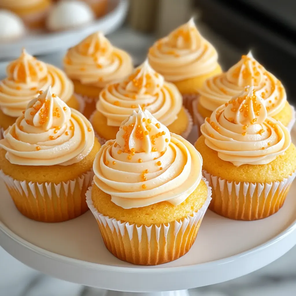 Treat yourself to a burst of sunshine with these delightful Orange Creamsicle Cupcakes! Made with zesty orange flavor and topped with creamy frosting, these cupcakes are perfect for any party or a cozy afternoon at home. Save this pin for a fun baking adventure and enjoy them at your next gathering or after-school snack! 🍊✨