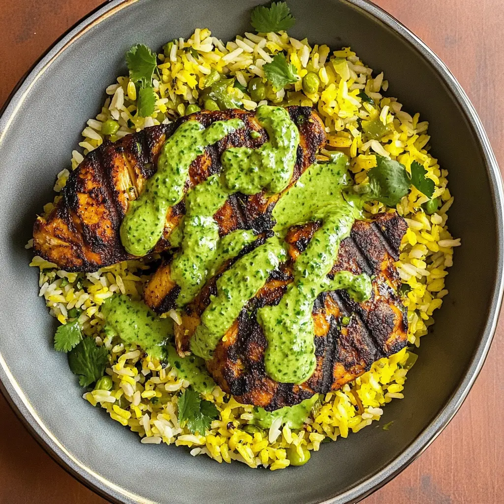 Looking for a delicious meal that packs a flavorful punch? This Peruvian Chicken & Rice with Green Sauce will become your go-to dinner! Made with tender chicken and aromatic rice, it's paired with a vibrant and zesty green sauce that's sure to impress. Perfect for family gatherings or a cozy weeknight dinner. Save this recipe for your next cooking adventure!