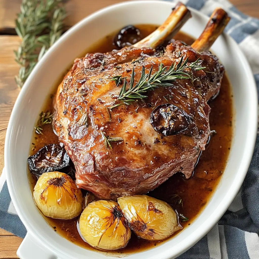 Elevate your dinner with this delicious Plum-Glazed Lamb! This tender lamb is perfectly coated in a sweet and tangy plum glaze that bursts with flavor. Perfect for special occasions or a weekend treat, this dish will impress your family and friends. Don't forget to save this recipe for your next feast! 🌟