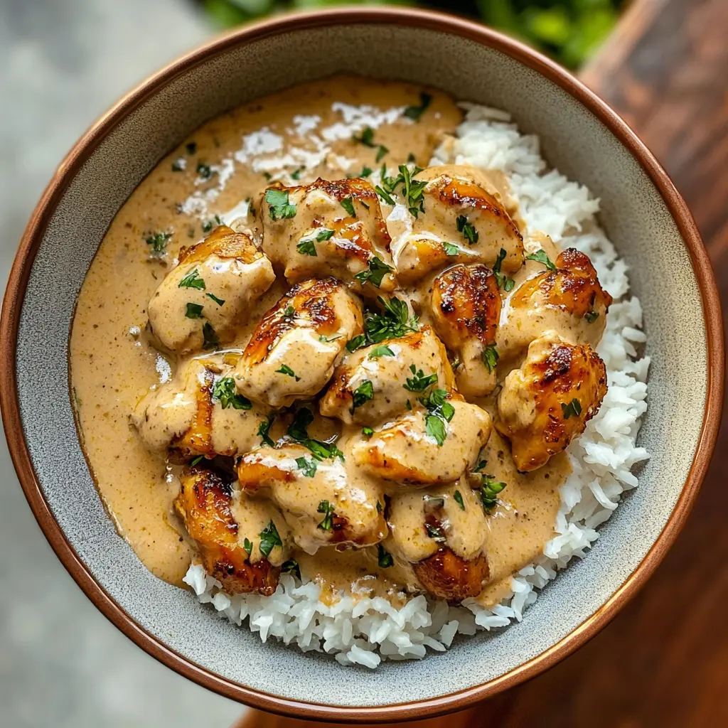 This comforting Smothered Chicken and Rice recipe is a family favorite for a reason! Tender chicken cooked in a rich, flavorful sauce, served over fluffy rice. Perfect for busy weeknights or cozy gatherings. Save this pin to have a delicious meal ready in no time! Enjoy the warmth and satisfaction this dish brings to your table!