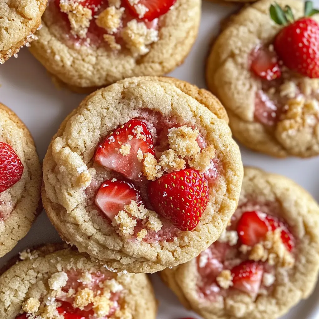 These Strawberry Shortcake Cookies are a delightful twist on the classic dessert! With juicy strawberries and a buttery base, each bite feels like summer. Perfect for picnics or as a sweet treat at home, these cookies are easy to make and even easier to enjoy. Save this recipe to impress your friends and family at your next gathering!