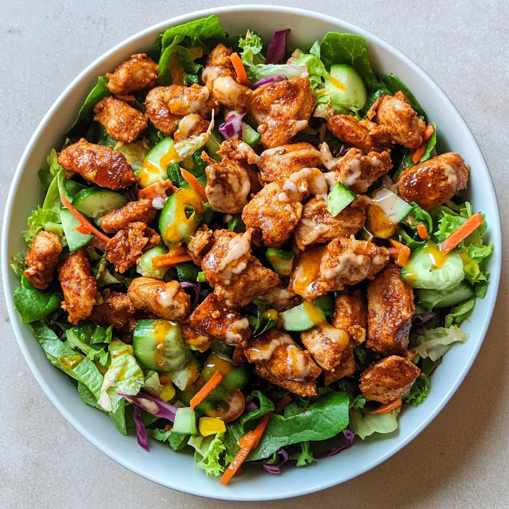 This Hot Honey Chicken Salad with Yogurt Dressing will change your lunch game! Packed with juicy chicken, a hint of sweetness from the honey, and a tangy yogurt dressing, it’s a delightful mix of flavors. Perfect for a quick meal or a picnic. Save this recipe to enjoy a fresh and delicious salad that’s easy to whip up any day of the week!