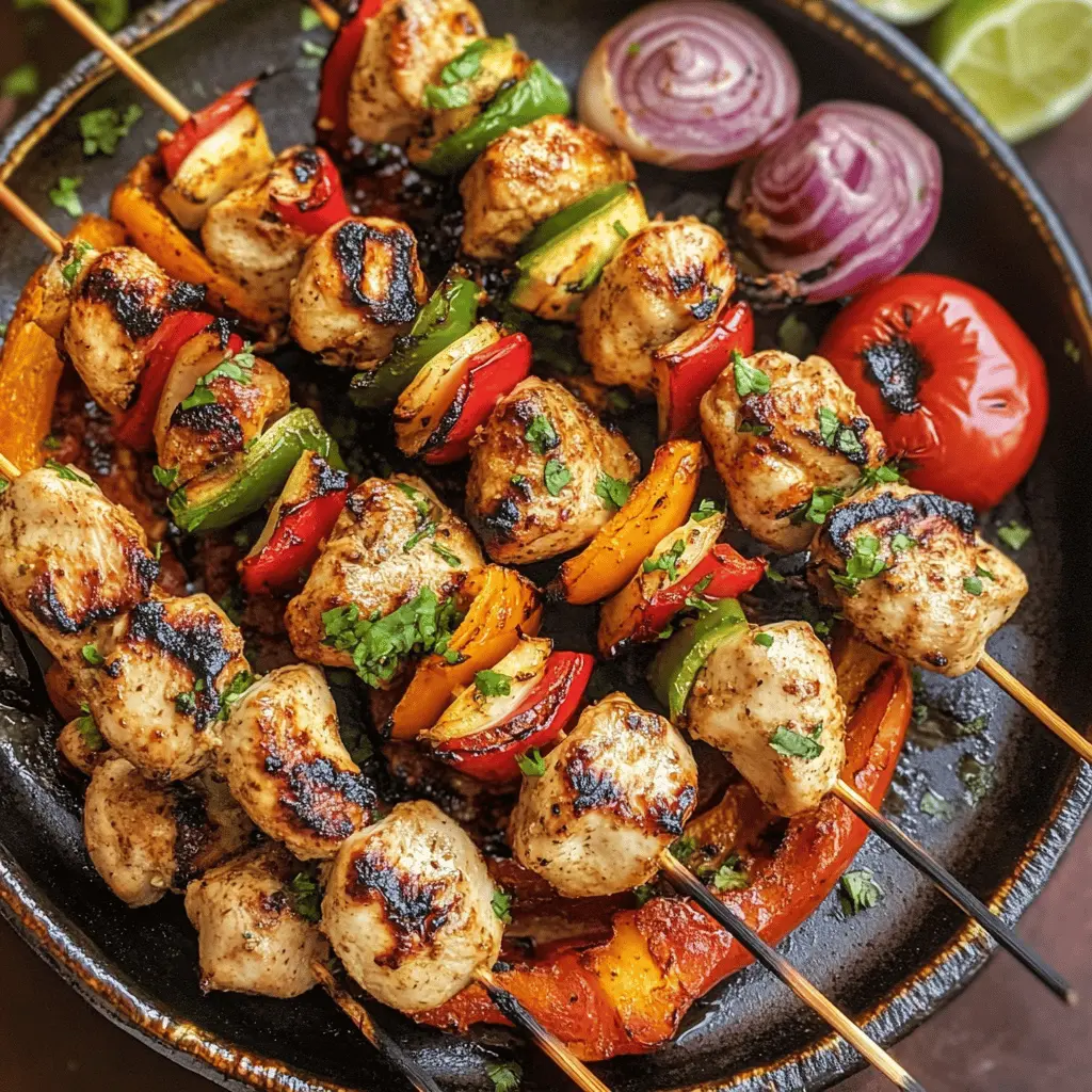 Get ready for a grilled delight! These chicken skewers are marinated to perfection in a flavorful chicken kabob marinade that enhances every juicy bite. Perfect for summer barbecues or weeknight dinners, these skewers bring a tasty twist to your meal. Don't forget to save this recipe for your next cookout!