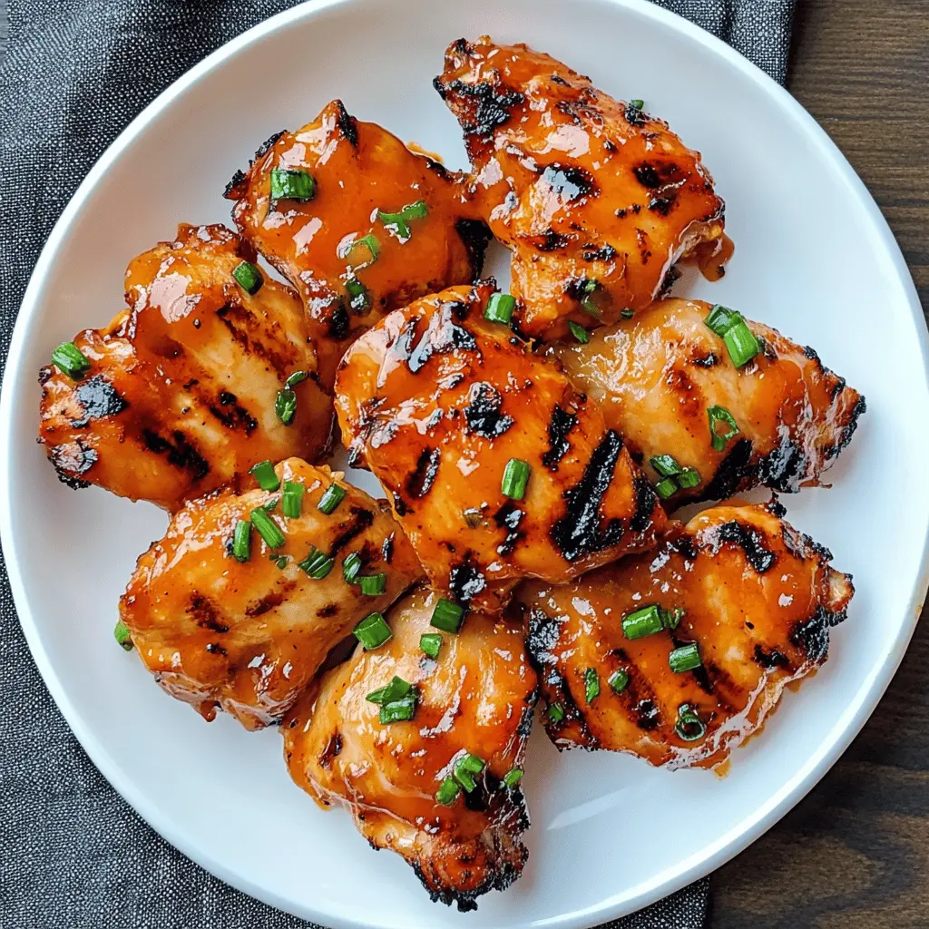 Get ready to spice up your dinner with these Grilled Honey Buffalo Chicken Thighs! Juicy and tender, these thighs are coated in a sweet and spicy honey buffalo sauce that's perfect for any gathering. Pair them with your favorite sides for a flavorful feast. Don't forget to save this recipe for your next BBQ or casual dinner night!