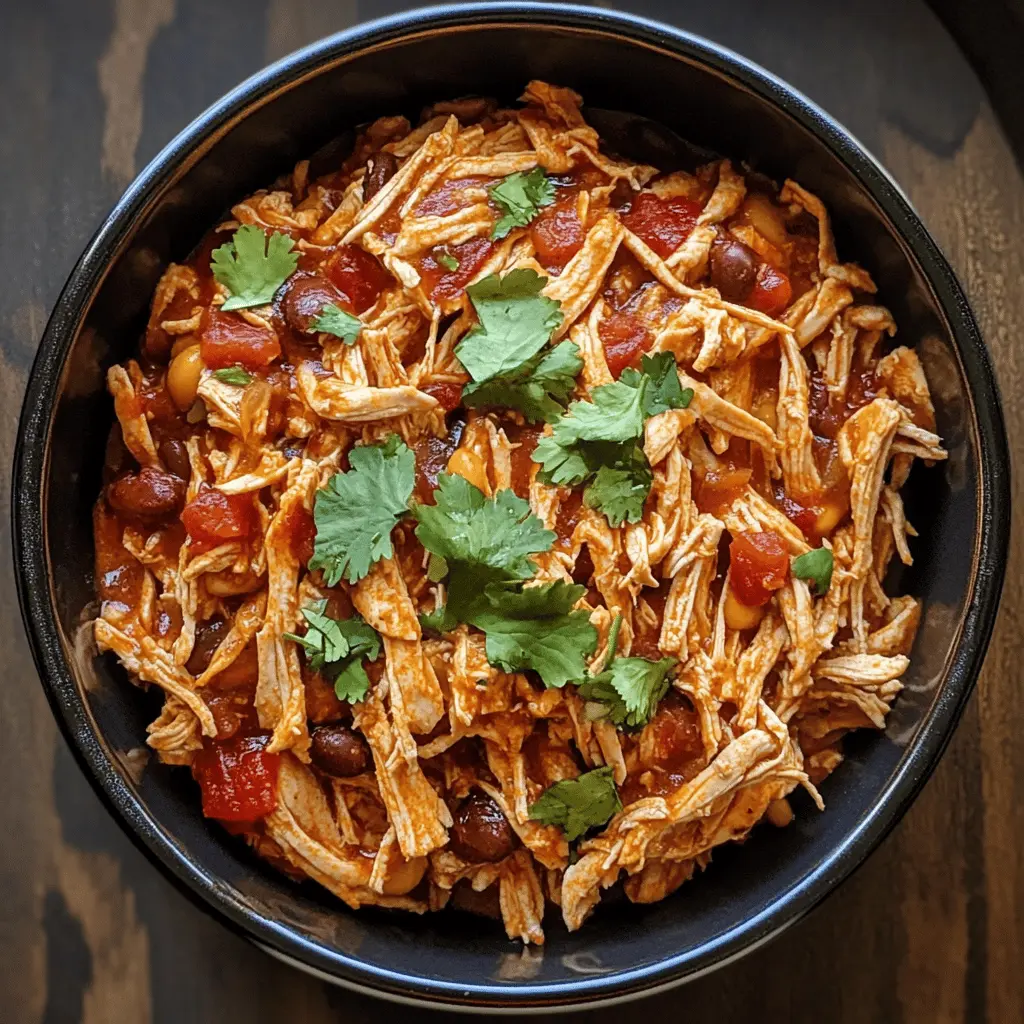 Transform your dinner with this Slow Cooker Mexican Shredded Chicken! Made with tender chicken breasts simmered in zesty spices, this recipe is a flavor-packed meal that's incredibly easy to prepare. Perfect for tacos, burrito bowls, or as a filling for enchiladas. Save this quick and delicious recipe for your next family dinner or game day gathering!