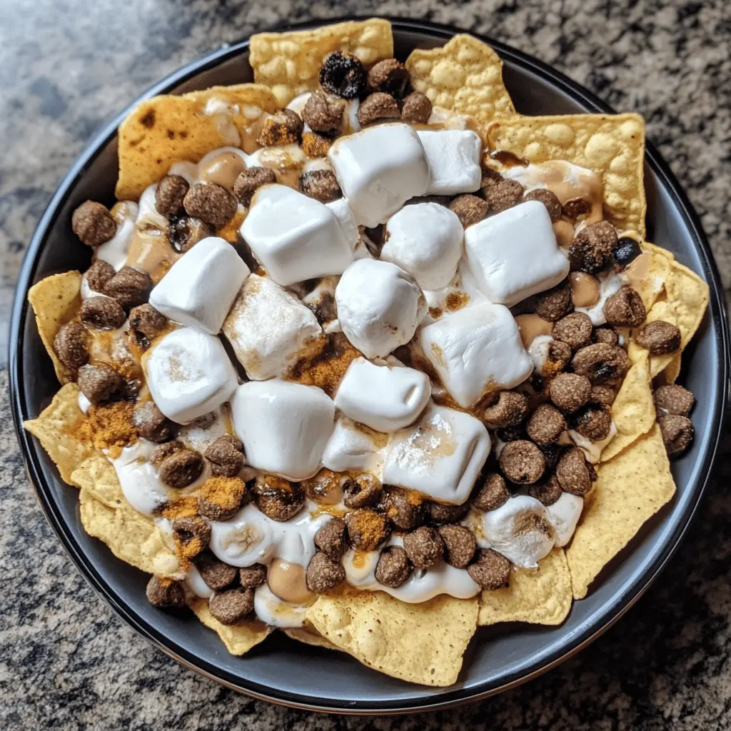 Get ready for a sweet twist on a classic favorite with these Original S'mores Nachos! Melted chocolate, gooey marshmallows, and crispy graham crackers unite for a fun dessert everyone will love. Perfect for cozy movie nights or gatherings with friends. Save this recipe now and bring happiness to your next sweet moment!